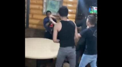 Black kid gets jumped by White kids at a Cook Out restaurant