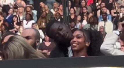 Damson Idris and Lori Harvey dance at Beyonce concert