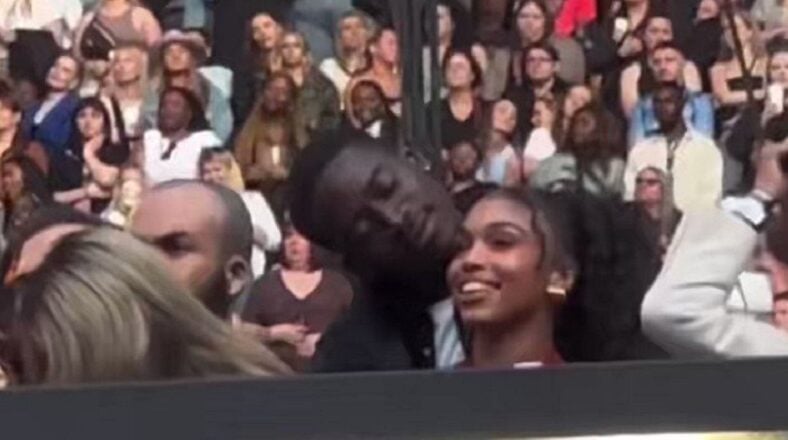 Damson Idris and Lori Harvey dance at Beyonce concert