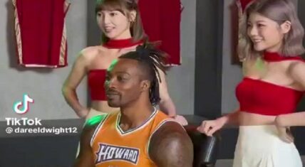 Dwight Howard stars in a commercial in Taiwan