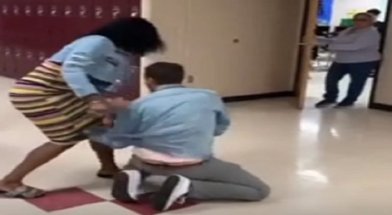 Female student pepper sprays male teacher for taking her phone