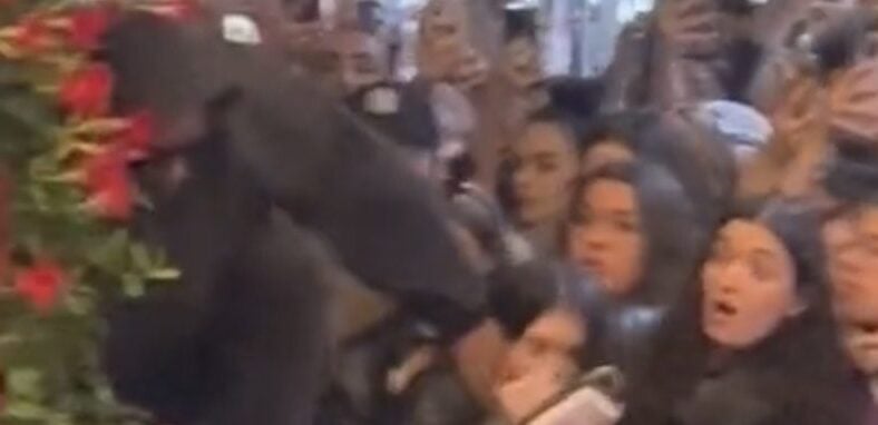 A$AP Rocky apologizes after jumping over woman before Met Gala