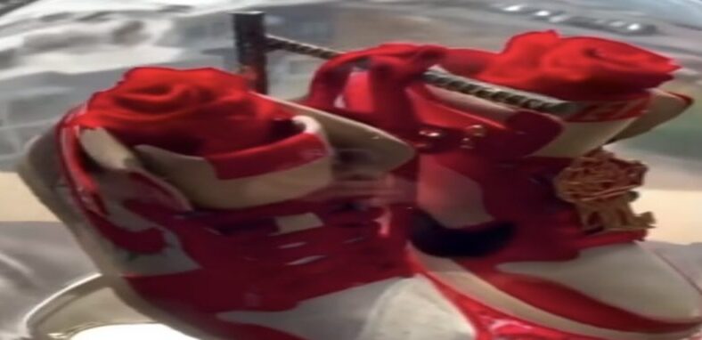 Teyana Taylor gifts Lil Wayne "Rose From Harlem" Jordan 1s
