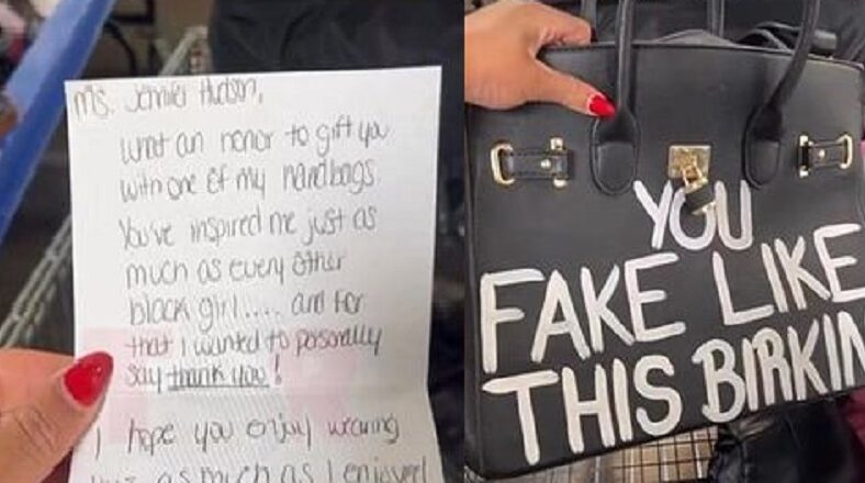 Jennifer Hudson donated bag gifted by Black designer to Goodwill