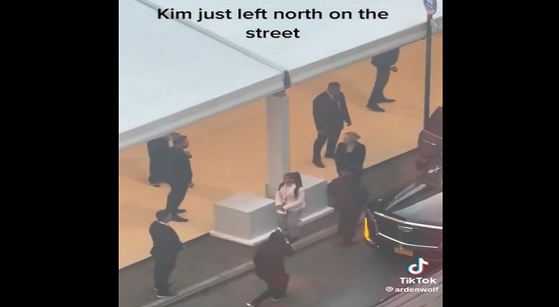 Kim Kardashian accused of leaving North outside during Met Gala