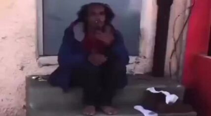 Man taunts his high school bully who is now homeless