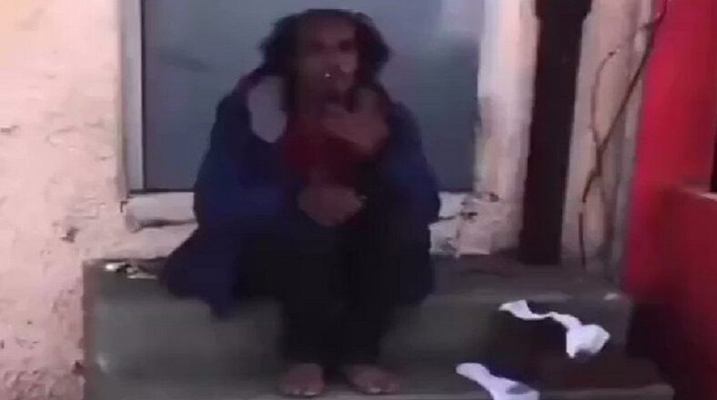 Man taunts his high school bully who is now homeless