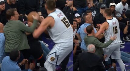 Nikola Jokic shoved the owner of the Phoenix Suns
