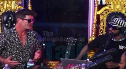 Robin Thicke admits to trying to be Black for a long time