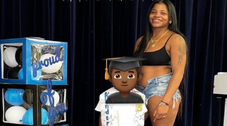 Woman wears inappropriate outfit at child's kindergarten graduation