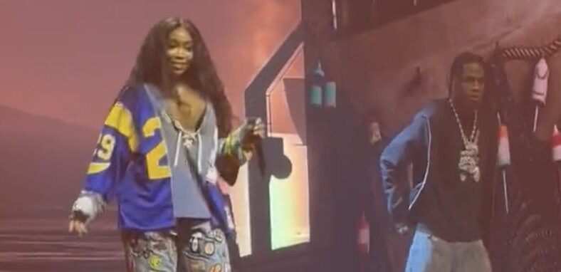 SZA and Travis Scott reportedly recording new music together