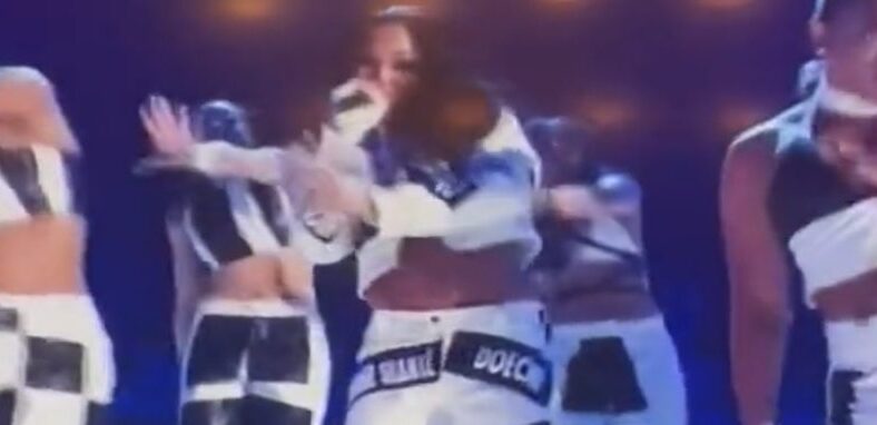 Coi Leray wears jacket of names of female rappers at BET Awards