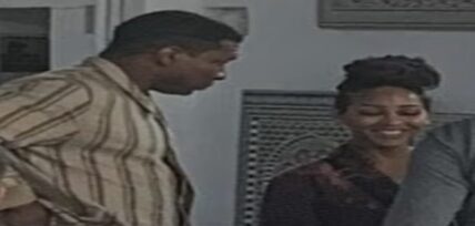 Jonathan Majors and Meagan Good shop in Morocco