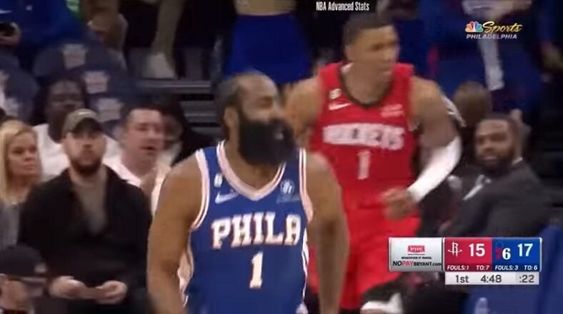 James Harden torn between Rockets return or staying in Philly