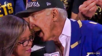 Lisa Salters' championship interview with Nuggets' owner goes viral