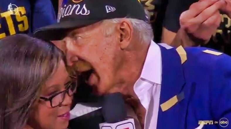 Lisa Salters' championship interview with Nuggets' owner goes viral