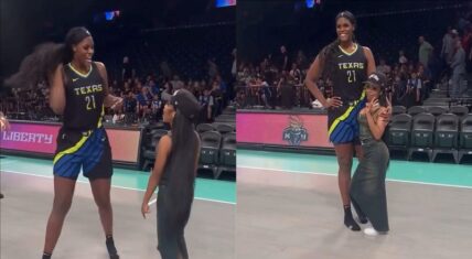 Lola Brooke trends for being so much shorter than Kalani Brown