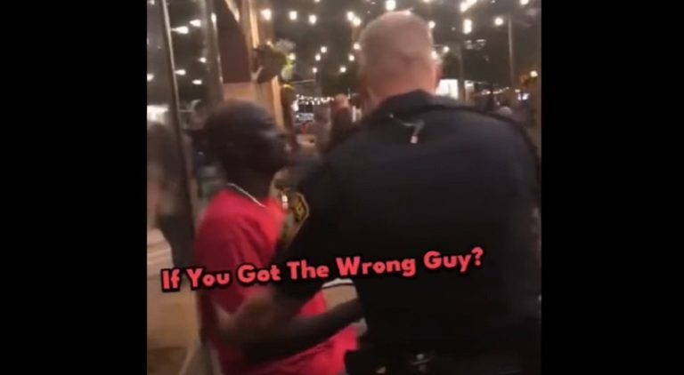 Police try to arrest a Black man who works for the FBI