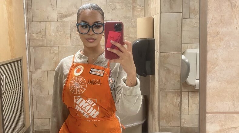 Woman working at Home Depot goes viral for being beautiful