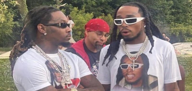 Quavo and Offset celebrate Takeoff's birthday in Atlanta
