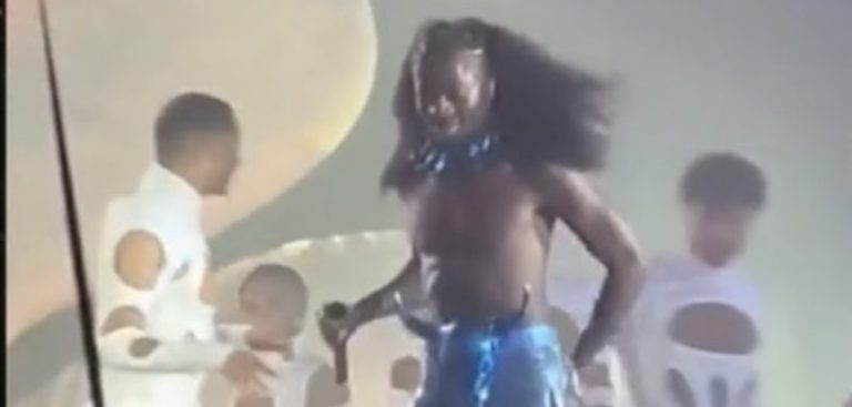 Fan throws adult toy during Lil Nas X performance at Lollapalooza