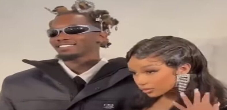 Cardi B & Offset attend Balenciaga event after cheating claims