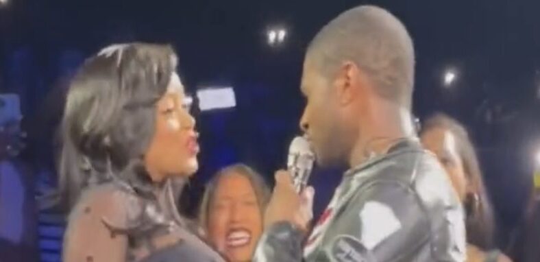 Keke Palmer's boyfriend hates on her outfit at Usher concert