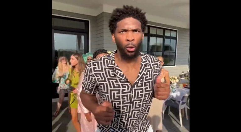 Joel Embiid gets roasted for his dancing after his wedding