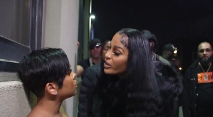 Joseline Hernandez chokes girl in Joseline's Cabaret trailer