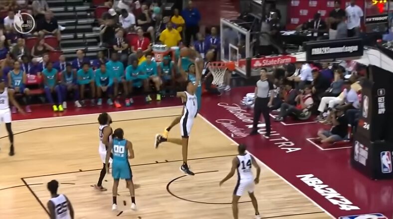 Kai Jones dominates internet after dunk on Victor Wembanyama