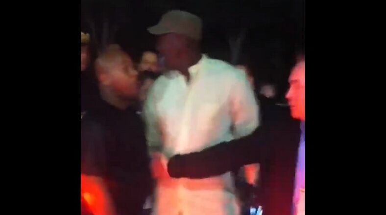 Michael Jordan physically stops Charleston White-Wack 100 fight