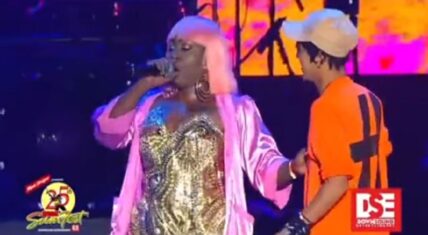 Spice lets Japanese man dance on her and he goes crazy