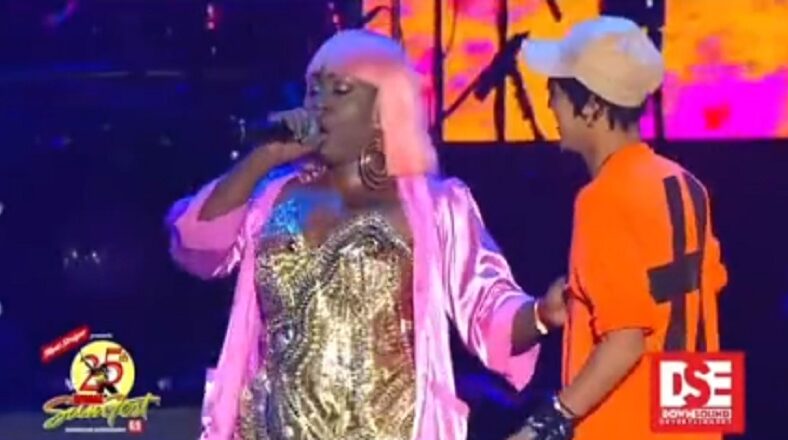 Spice lets Japanese man dance on her and he goes crazy
