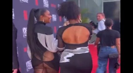 Taraji P Henson mini twerk on red carpet goes viral