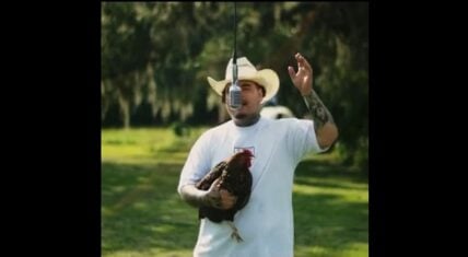 That Mexican OT raps while holding live chicken in new video