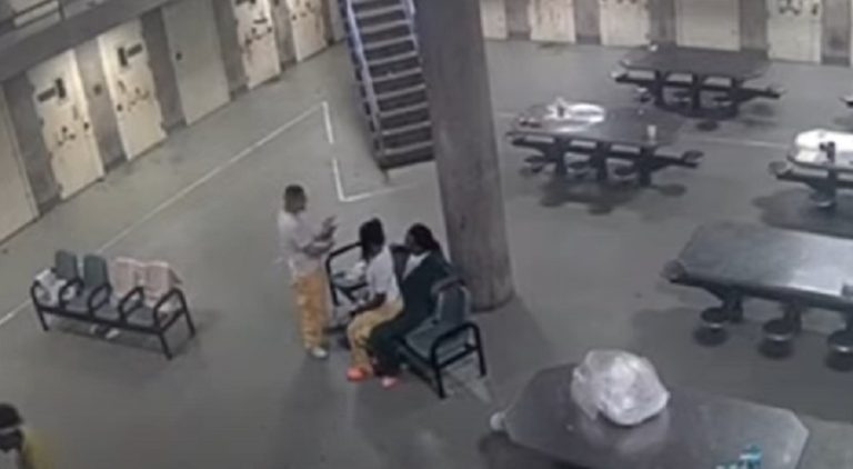 Video shows Lil Jay letting a man sit on his lap in jail