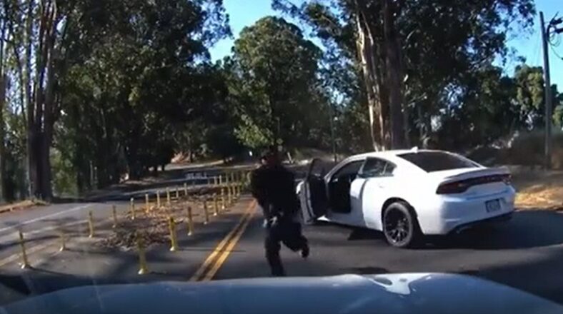 Woman barely escapes three armed carjackers who shot at her
