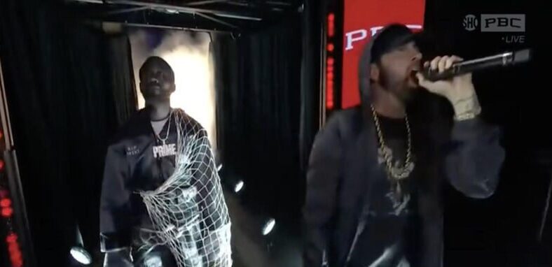 Eminem walks out Terence Crawford for fight vs Errol Spence Jr