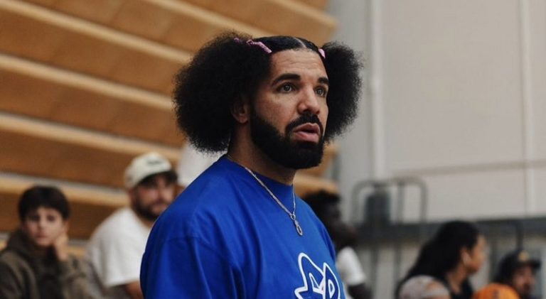 Drake gets clowned on social media for rocking afro puffs