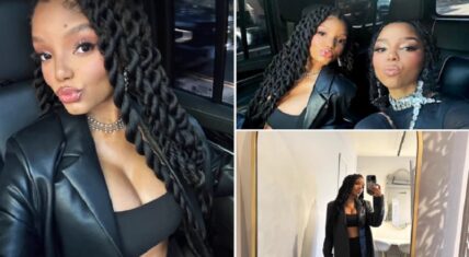 Halle Bailey shows off belly to combat pregnancy rumors