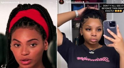 LightSkinKeisha says she and Beyonce look like twins