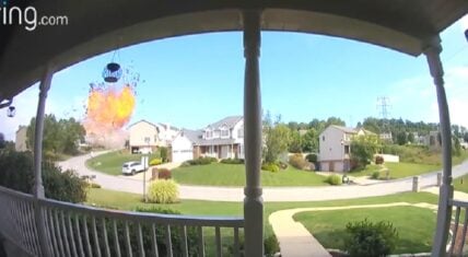 Ring camera captures explosion of neighbor's home in Arizona