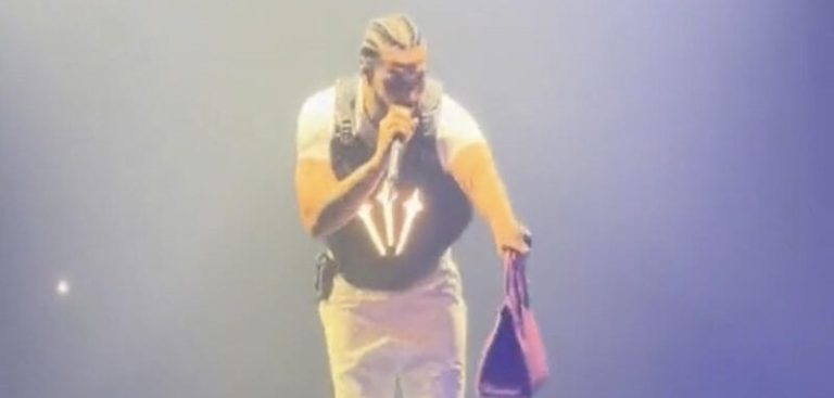 Drake gives away pink Birkin bag at Los Angeles concert