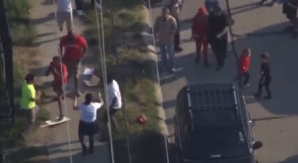 Detroit auto workers on strike beat man over racial slurs