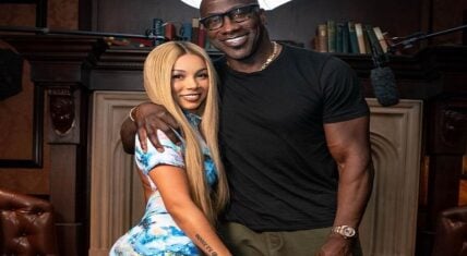 Brittany Renner's back side takes focus in Shannon Sharpe pic