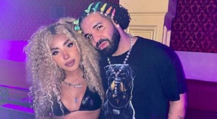 Drake wears rainbow colored hairclips in Houston club
