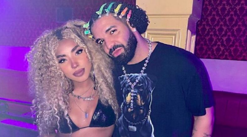 Drake wears rainbow colored hairclips in Houston club
