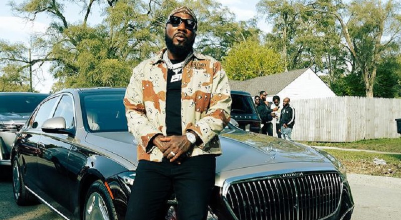 Jeezy shares photo of himself standing in front of a Maybach
