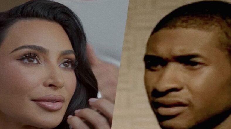 Kim Kardashian stars in Usher's Super Bowl halftime show promo