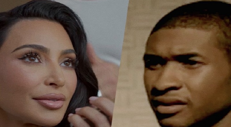 Kim Kardashian stars in Usher's Super Bowl halftime show promo